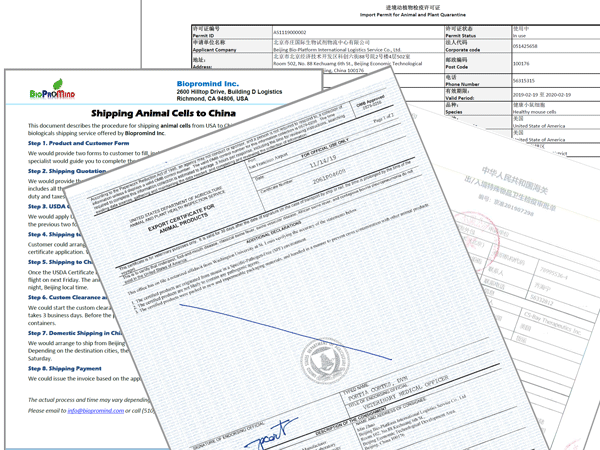 Biopromoind Biological Shipping Document Service